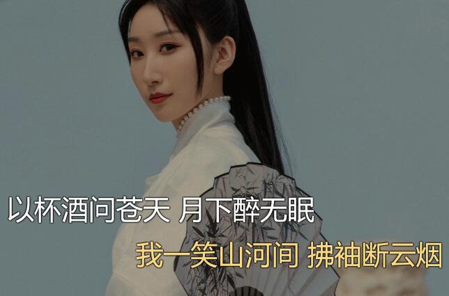 抖音我一笑山河间拂袖断云烟什么梗
