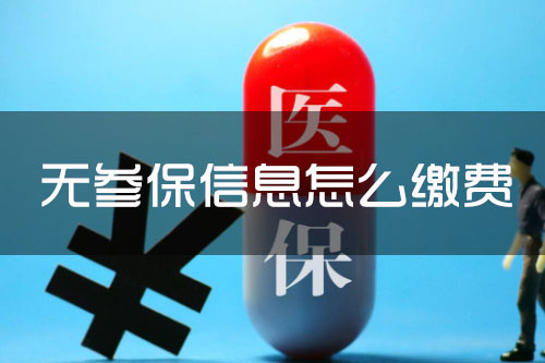 合作医疗无参保信息怎么交医保？