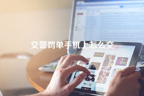 交警罚单手机上怎么交-打电话能缴纳交通罚款吗